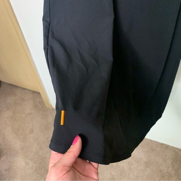 Lucy Black Dolman Sleeve Dress Size Small FLAW - Picture 9 of 11